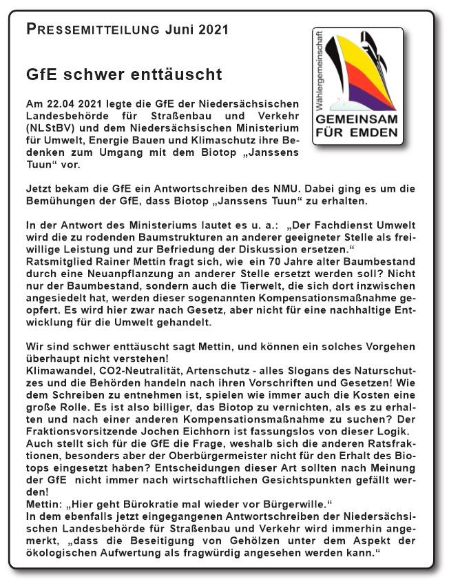 GFE Schwer enttäucht