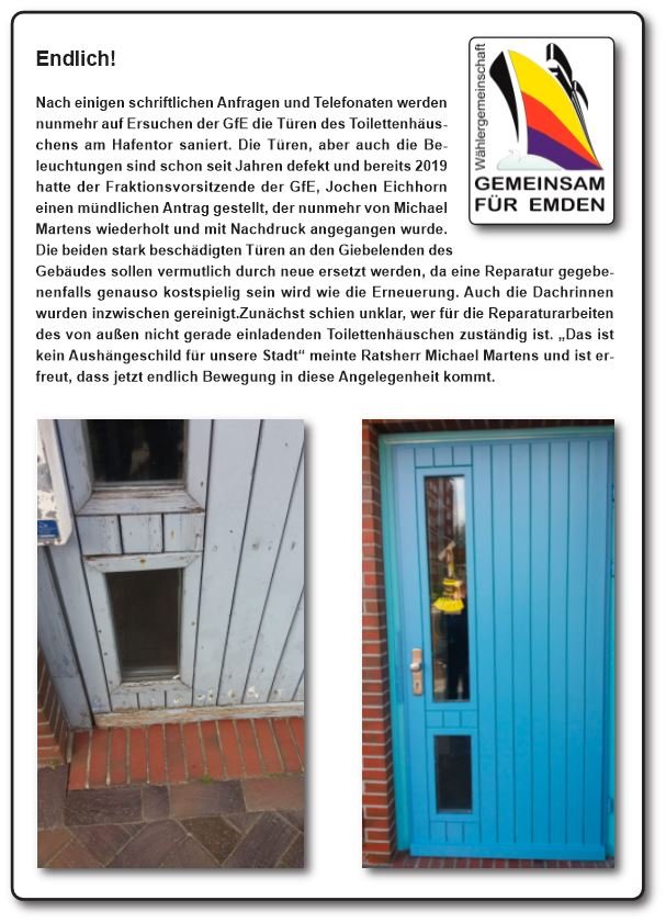 Toilettenhäuschen emden